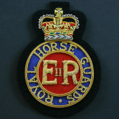 Royal Horse Guards wire blazer badge